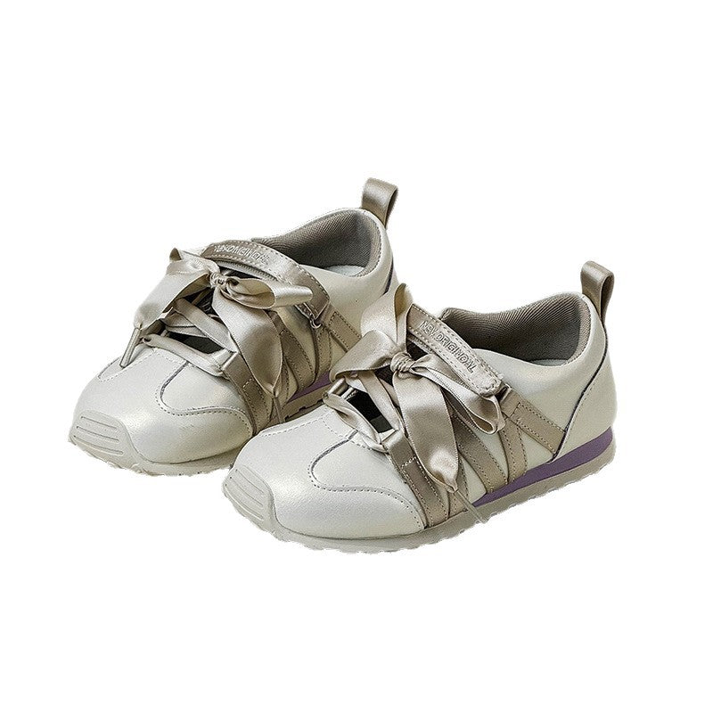 Children's Board Korean Princess Soft Bottom Low Top Children's Sports Shoes