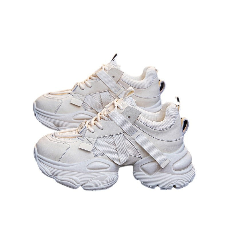Women's Thick-soled Daddy Sports Small Versatile Height Increasing Sneakers