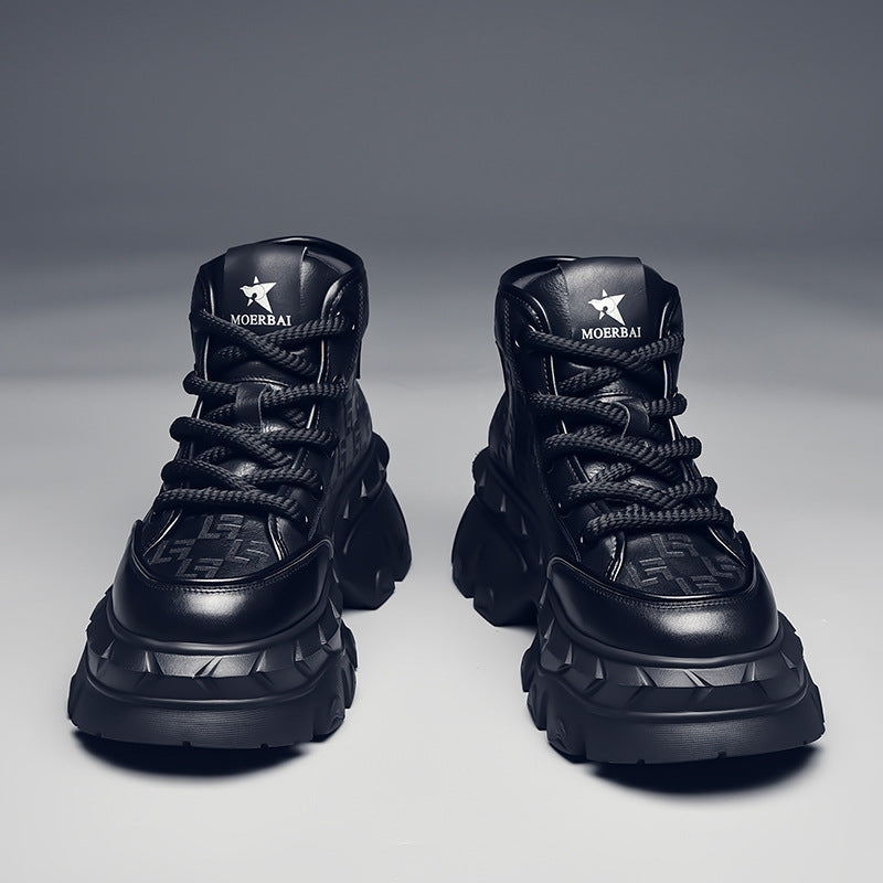 Top Layer Cowhide Veet Warm Worker Boots