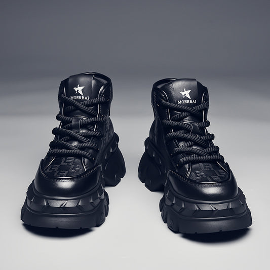 Top Layer Cowhide Veet Warm Worker Boots