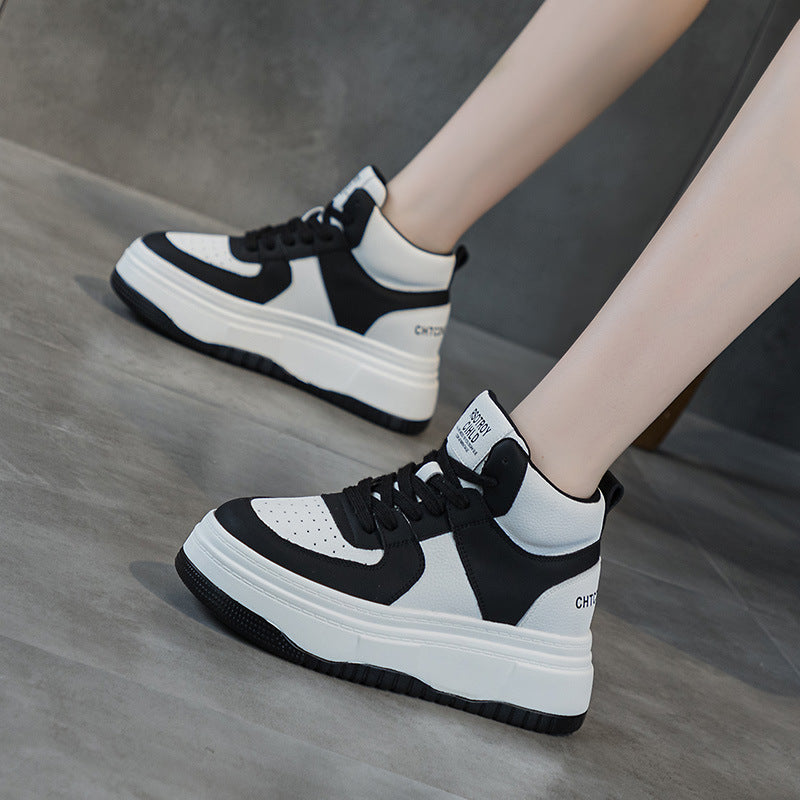 Women's Heightened Easy Wear Trendy Autumn Korean Casual Shoes