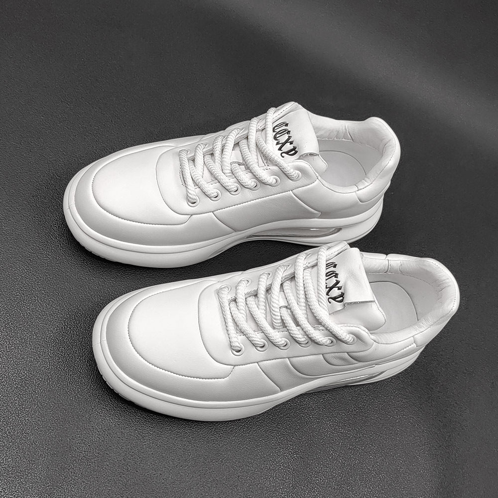 Men's First Layer Cowhide Autumn Versatile Fashionable Sneakers