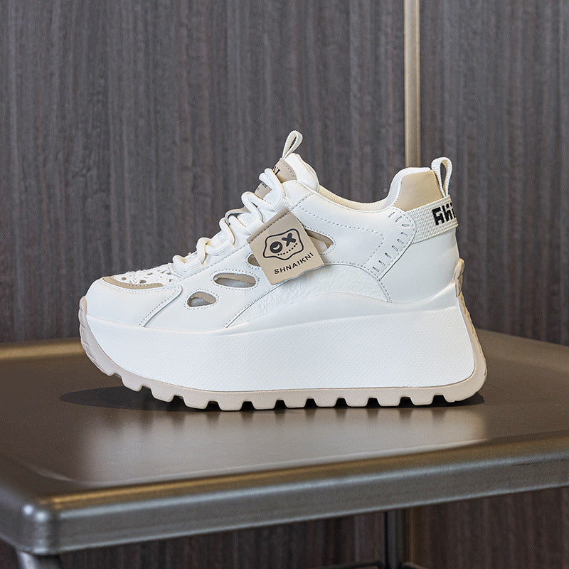 Women's Platform Height Increasing Versatile Sports Casual Shoes
