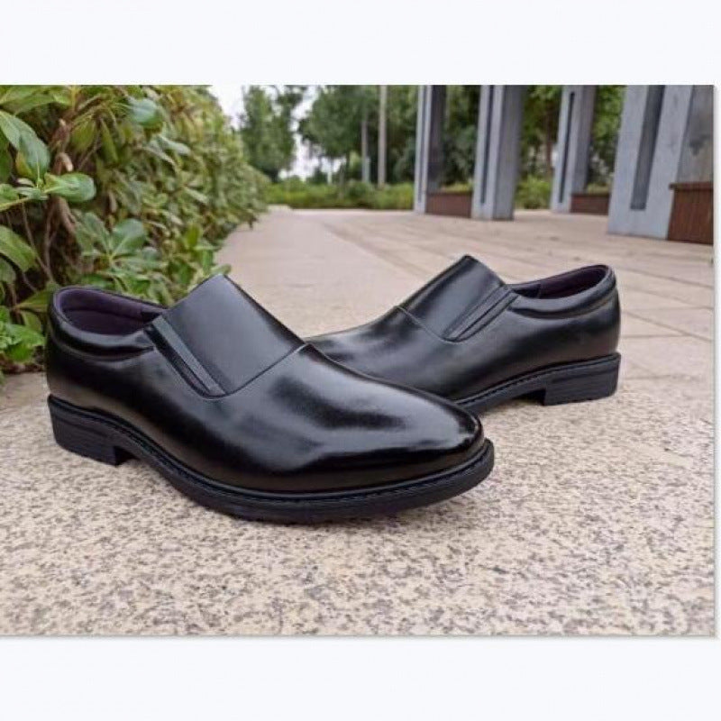 Men's Dress Black First Layer Cowhide Men's Business Leather Shoes
