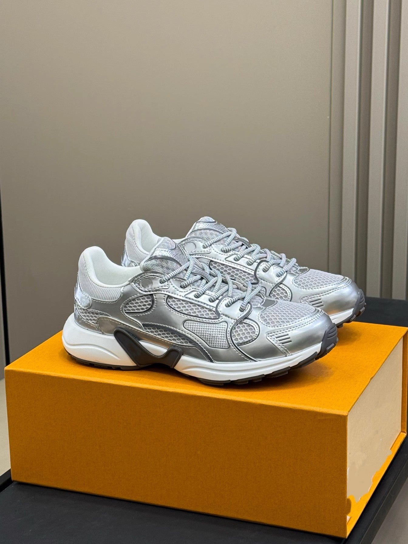 Sier Horn King Color Matching Female Running Couple Women's Sports Shoes