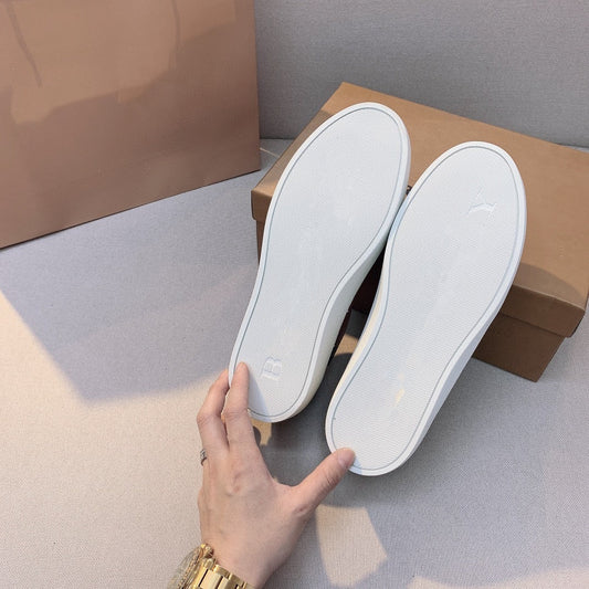Women's Chain Spring Cloth Contrast Color Board Women's Casual Shoes