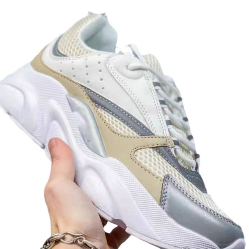 Women's & Men's Home Leisure Platform Fashion Retro Breathable Heightened Men's Sports Shoes