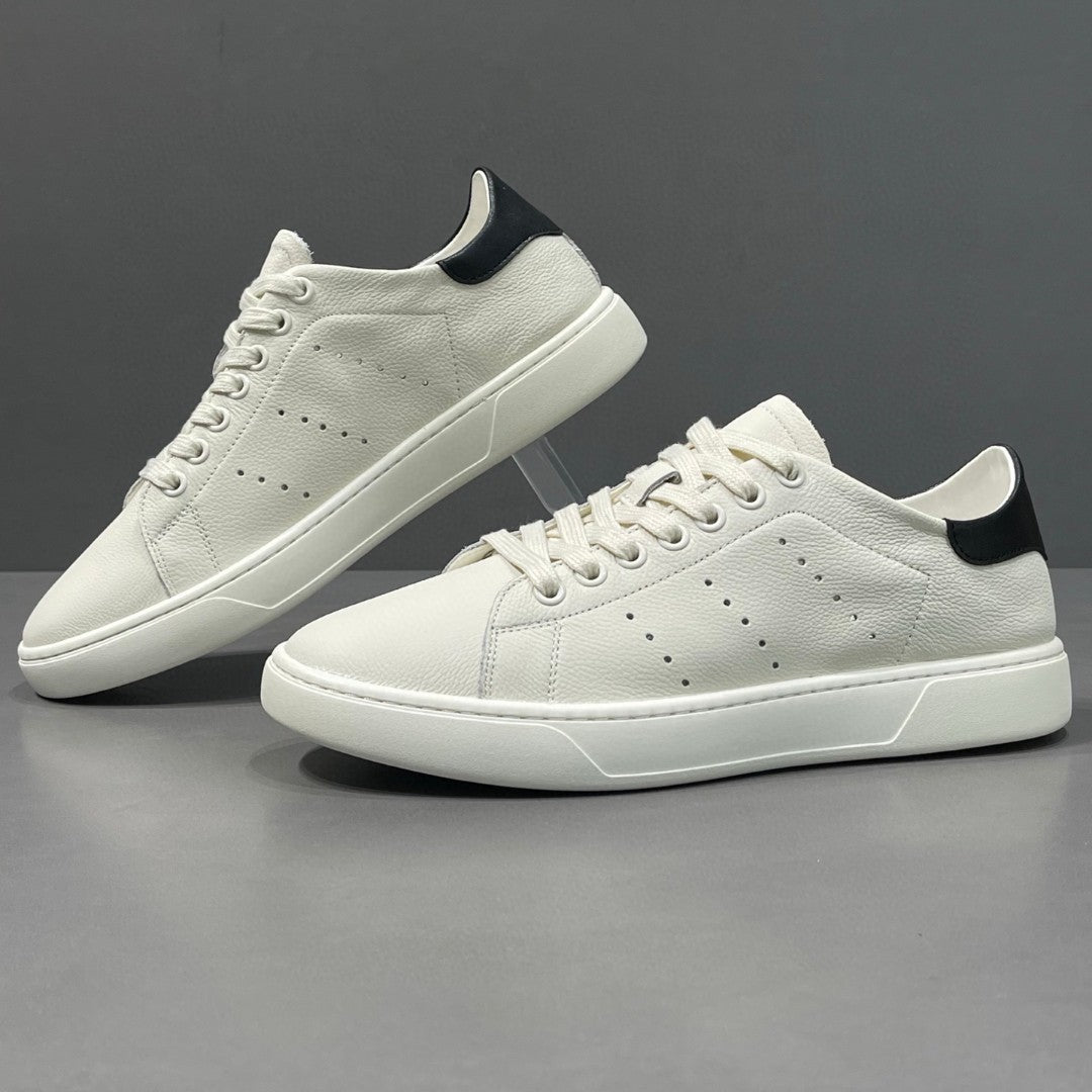 Unique Men's White Fashionable Simple Trendy Men's Shoes