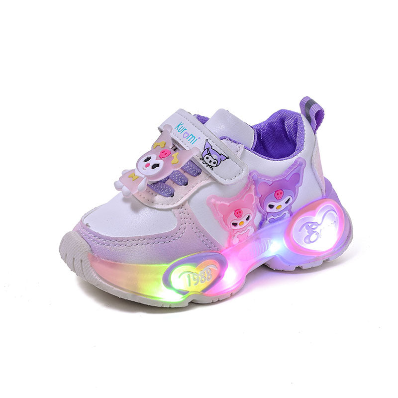 Children's Clow Bright Light Soft Bottom Luminous Kid's Sneakers