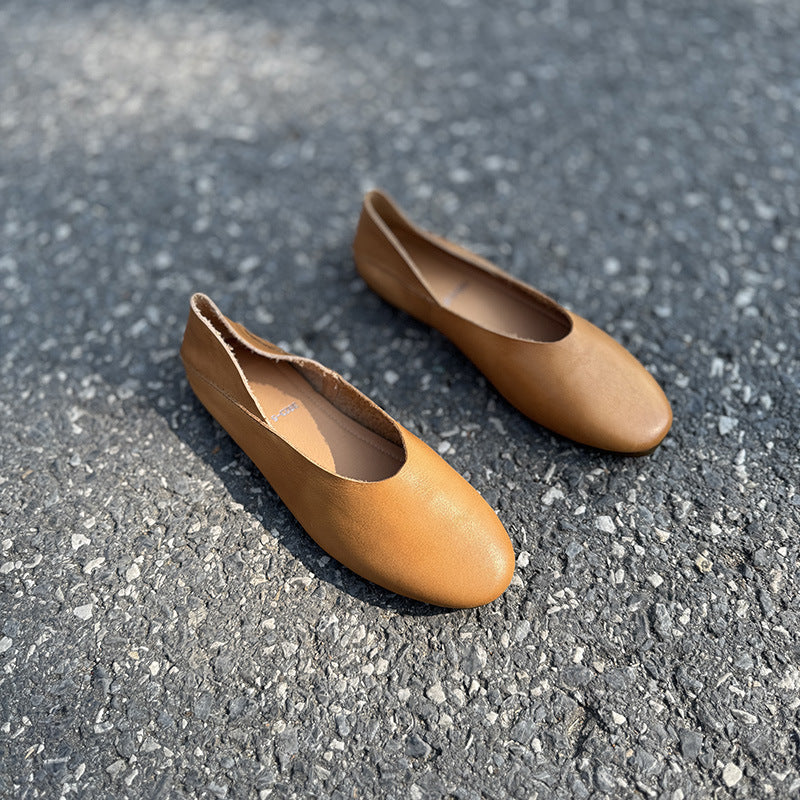 Women's Spring Genuine Summer Flat Temperament Wild Women's Fashion Shoes