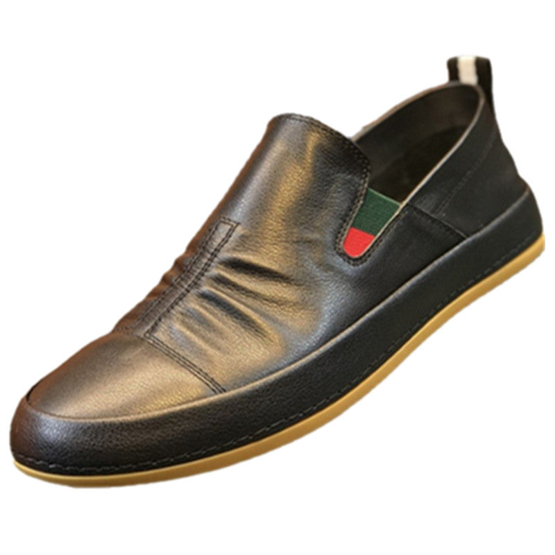 Men's Authentic Slip-on Board Black Driving Sneakers