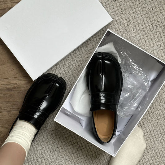 Women's & Men's Niche Thick Bottom Chunky Slip-on Lazy Horseshoe Pumps Heels