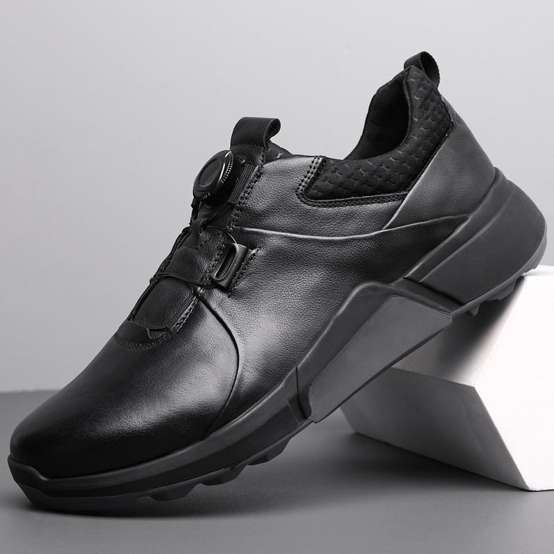 Men's Breathable Automatic Shoelace Buckle Sports Autumn Sneakers