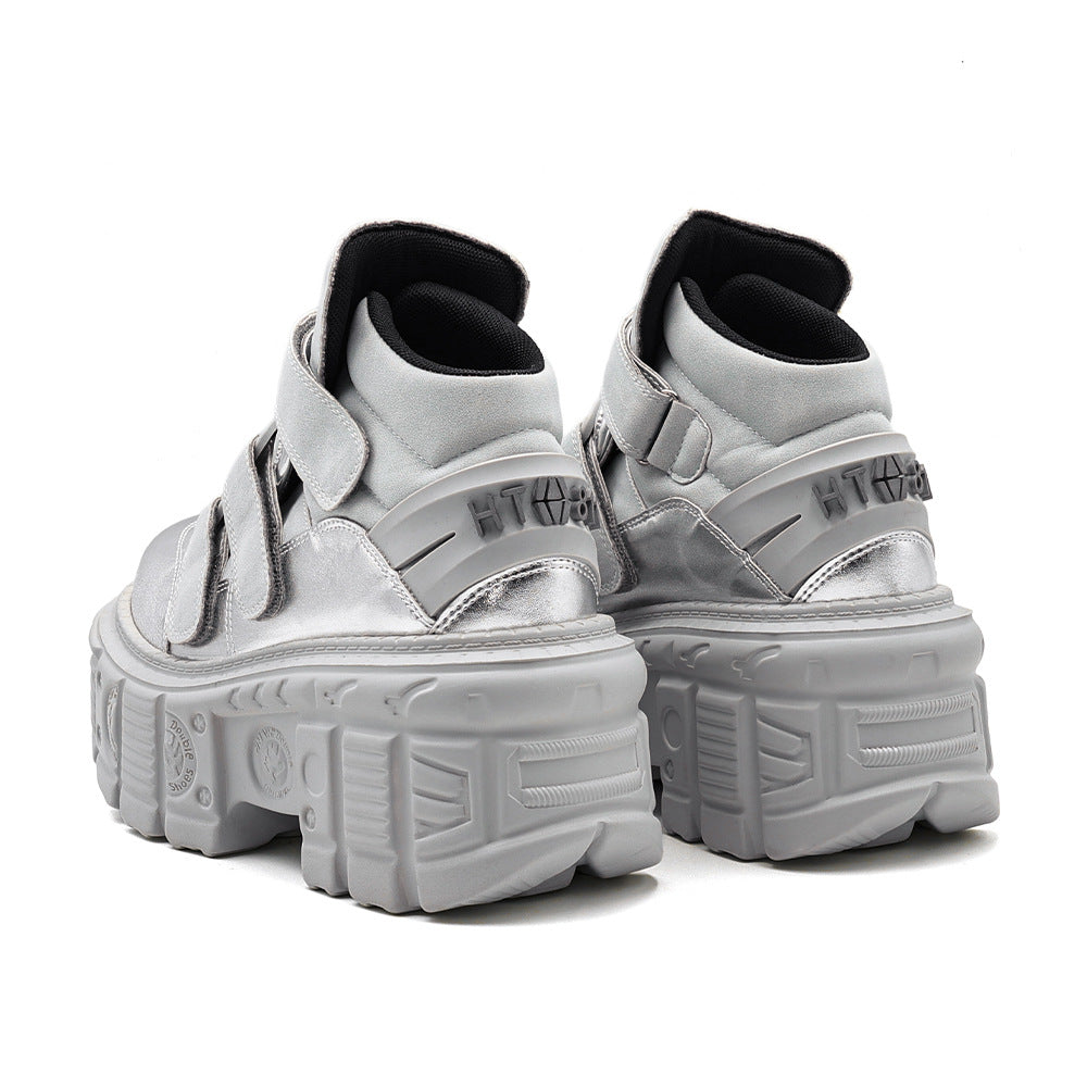 Women's & Men's Platform Punk Dad Height Increasing Muffin Tank Men's Shoes