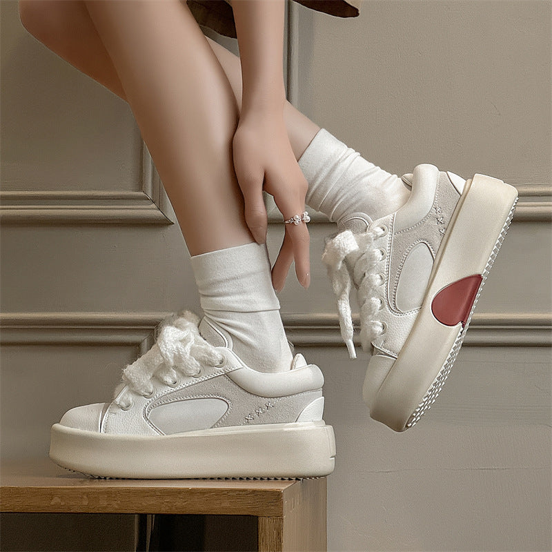 Spring Height Increasing Love Couple Fashion Men's Sports Shoes