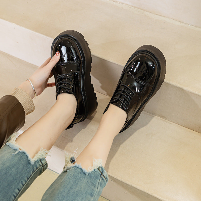 Women's Korean Style Platform Spring Thick Sole Increased Women's Casual Shoes