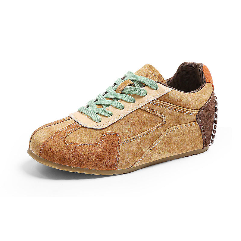 Women's Retro Soft Bottom Not Tired Feet Height Increasing Insole German Women's Casual Shoes