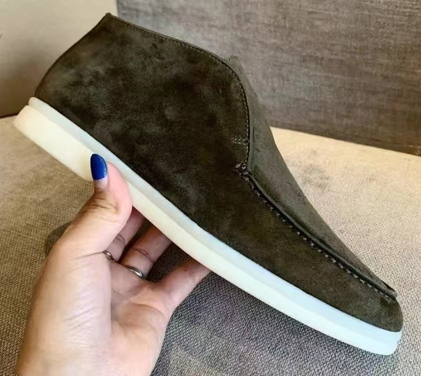 Women's High Soft Bottom Genuine Versatile Loafers