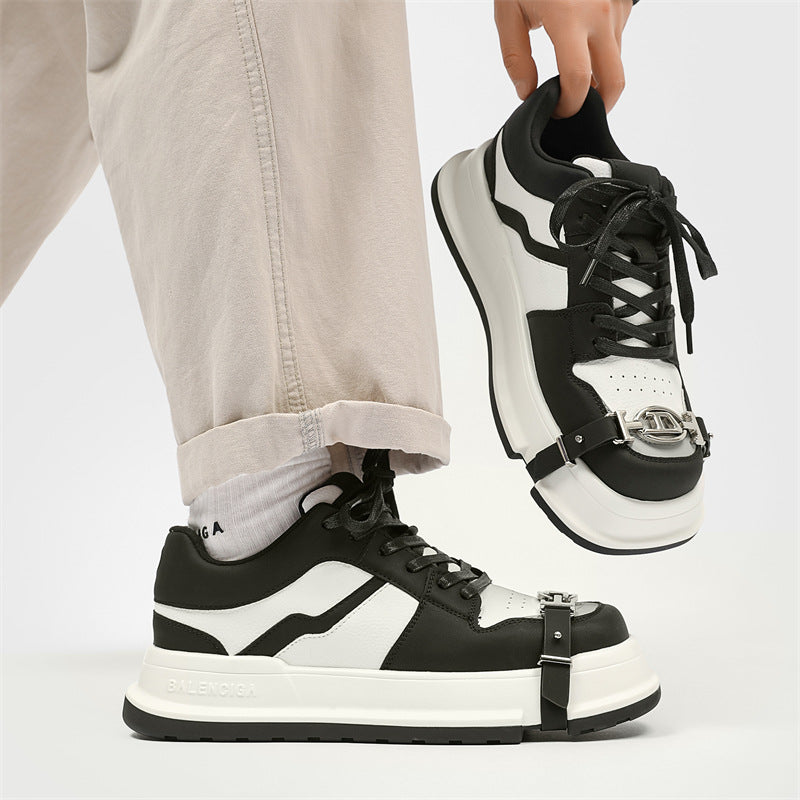 Design Breathable Trendy Platform Hight Increasing Sneakers