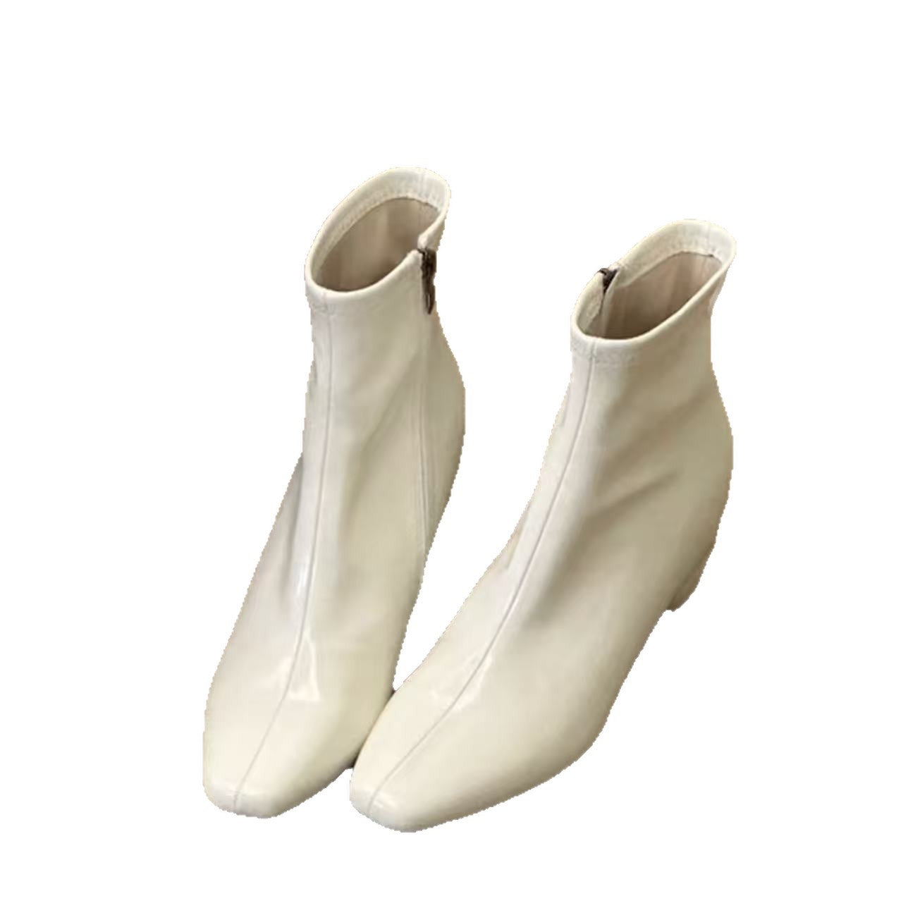 Cat Height Increasing Insole Small Super Soft French Short Tube Women's Leather Boots