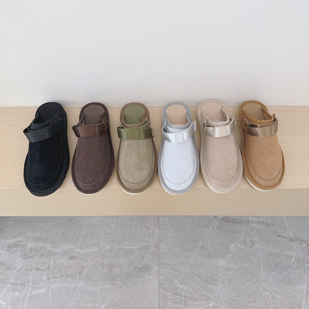 Women's Trailer Magic Stick Toe Cap Plus Size Slippers