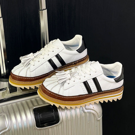 Women's & Men's Thick Bottom Heightened Easy Wear Sports Casual Shoes