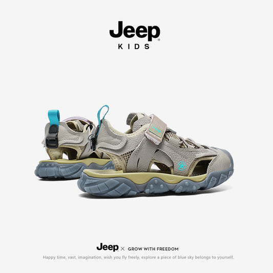 Children's Jeep Spring Boys Summer Mesh Surface Kid's Sandals