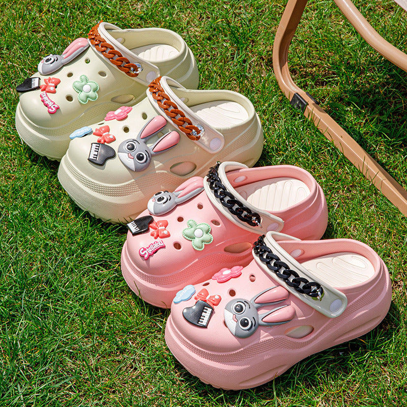 Women's Summer Cute Little Bunny Platform Height Women's Shoes