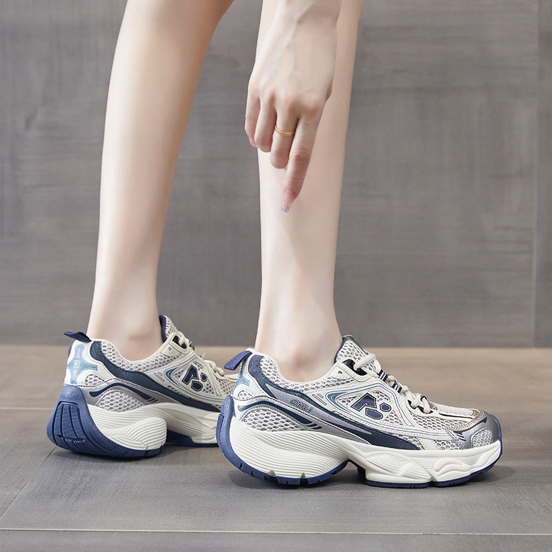 Women's Spring Live Broadcast Korean Platform Muffin Sneakers