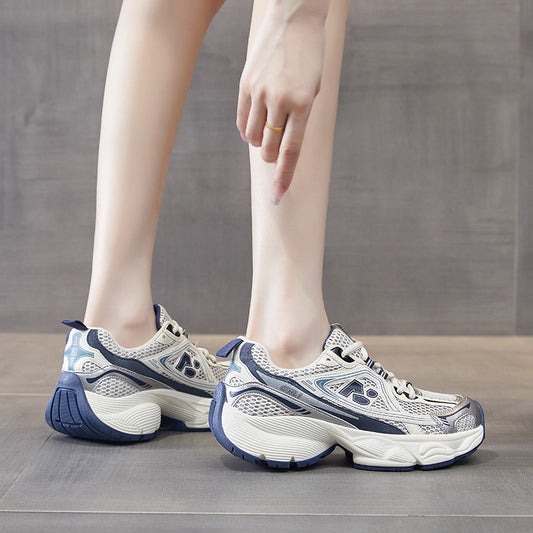 Women's Spring Live Broadcast Korean Platform Muffin Sneakers