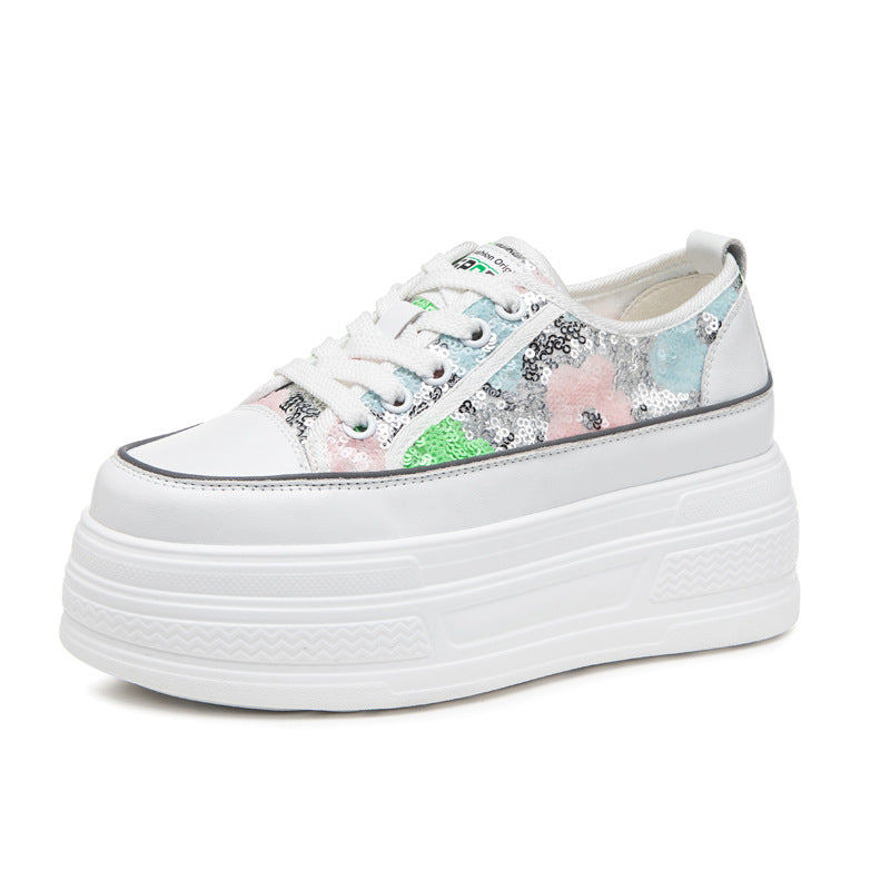 Women's Elevated Platform Small Single-layer Fashion Wedge Men's Shoes