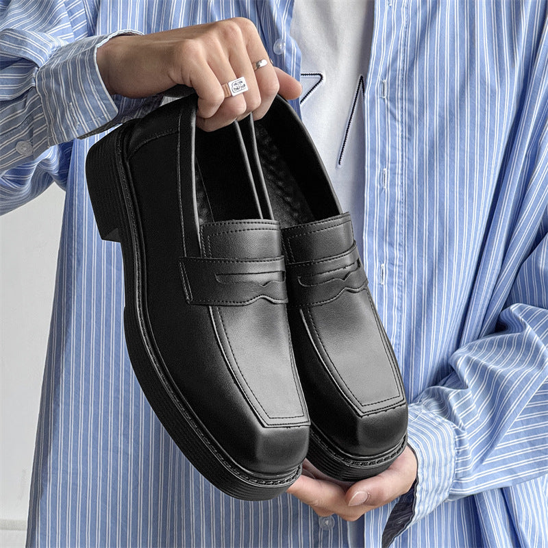 Men's Penny Business Formal Wear Square Toe Men's Casual Shoes