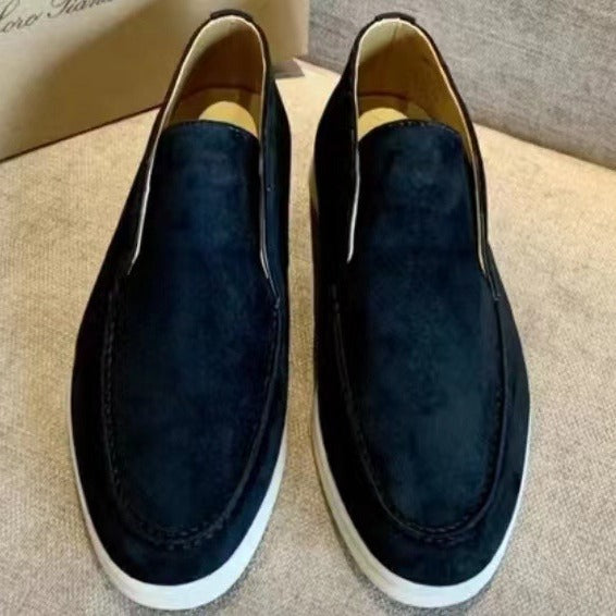 Women's High Soft Bottom Genuine Versatile Loafers