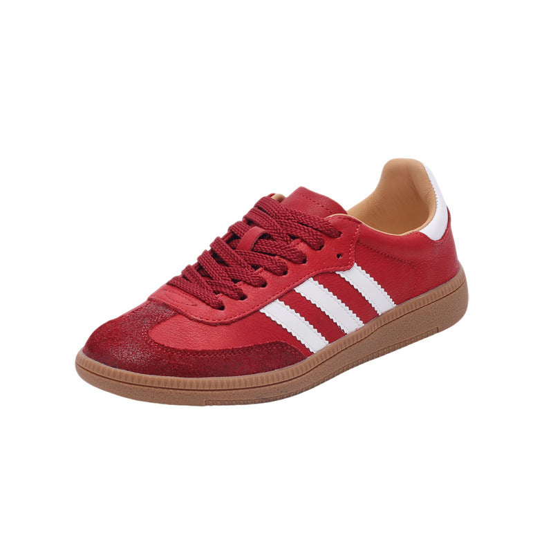 Water Dyed Oil Wax Retro Classic German Women's Board Shoes