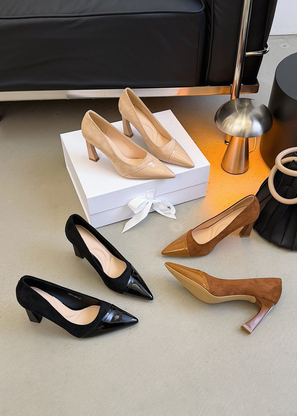 Women's Lightly Mature Pointed Stiletto High Commuter Sexy Pumps Heels