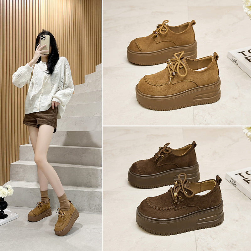 Foam Sole Autumn Retro Winter Fleece-lined Women's Casual Shoes