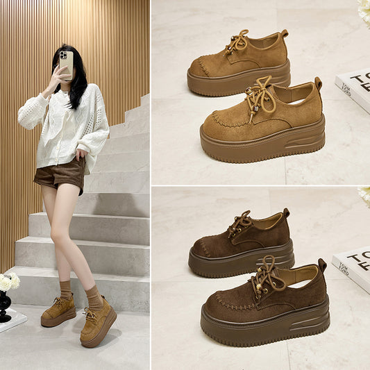 Foam Sole Autumn Retro Winter Fleece-lined Women's Casual Shoes