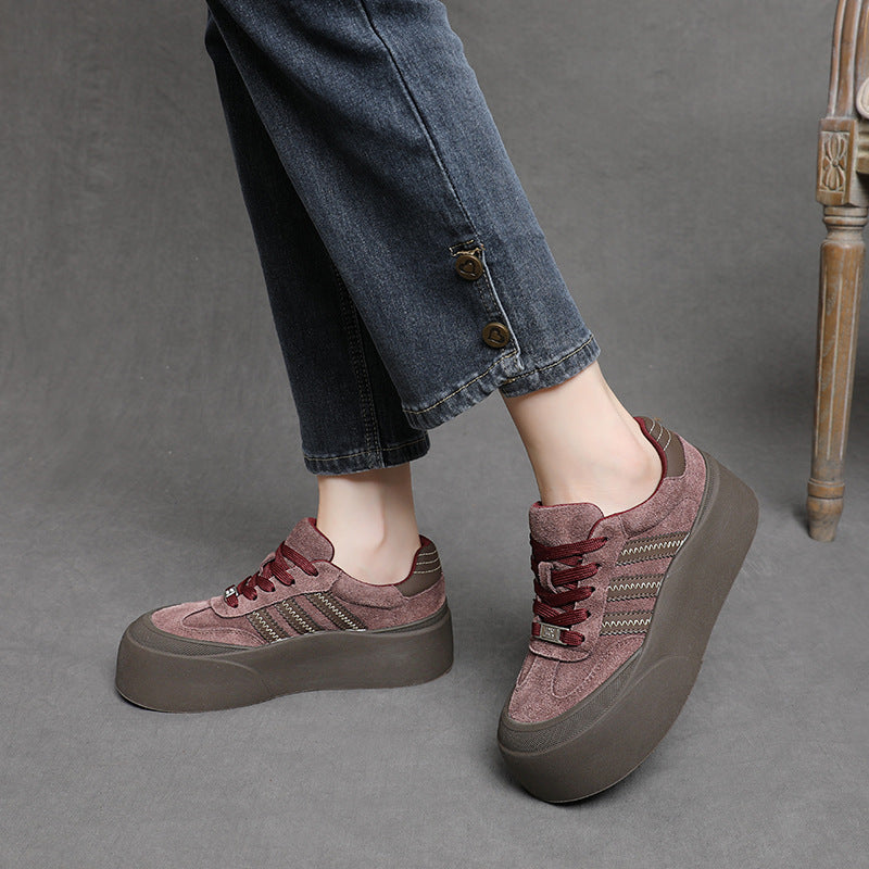 Women's Platform Bread German Training Autumn Comfortable Sports Women's Casual Shoes