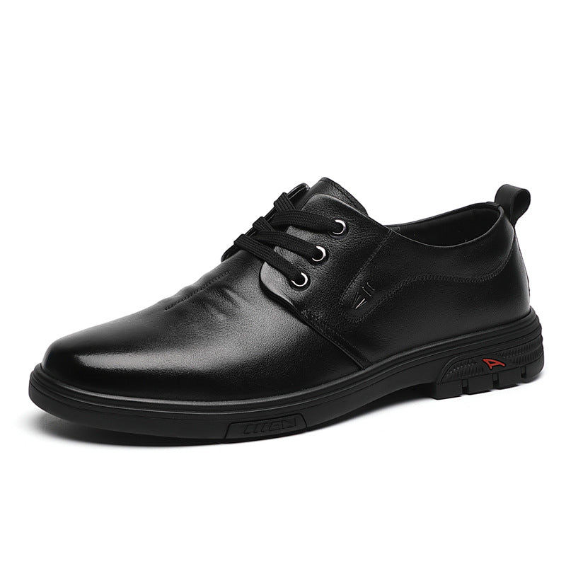 Men's Layer Cowhide Trendy British Business Fashion Casual Shoes