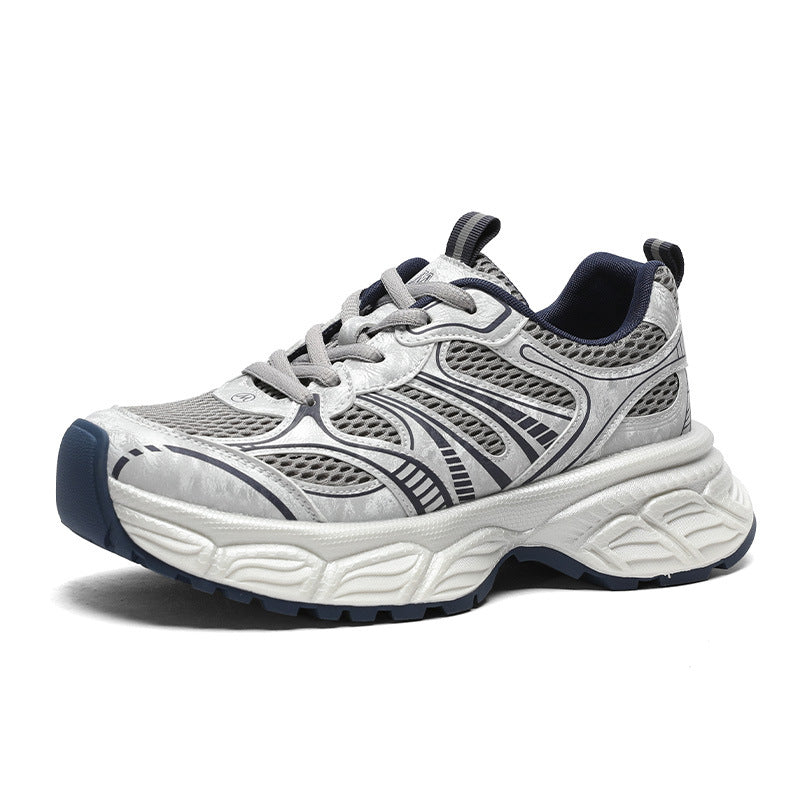 Women's Dad Lace Up Fashion Running Breathable Women's Sports Shoes