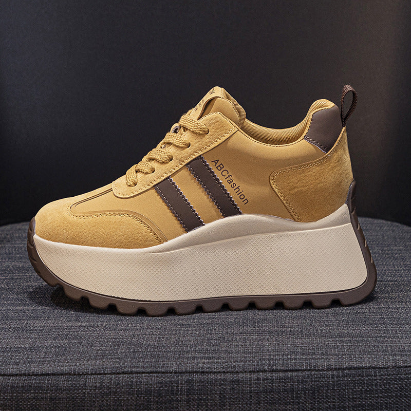 Women's Fashionable Thick Bottom Increased Fashion Letters Casual Shoes