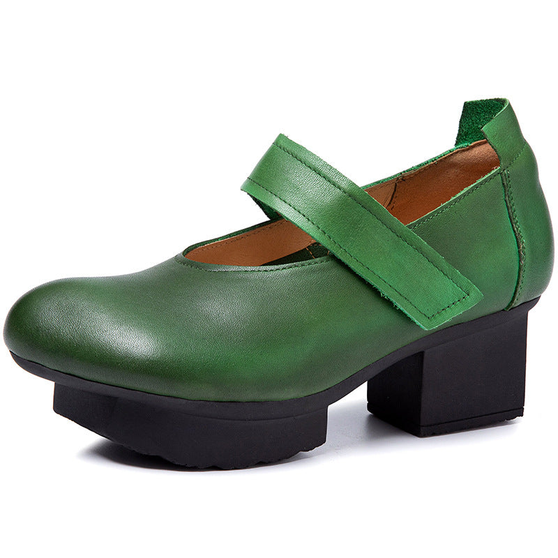 Women's Spring Ethnic Style Artistic Strap Cheongsam Women's Shoes