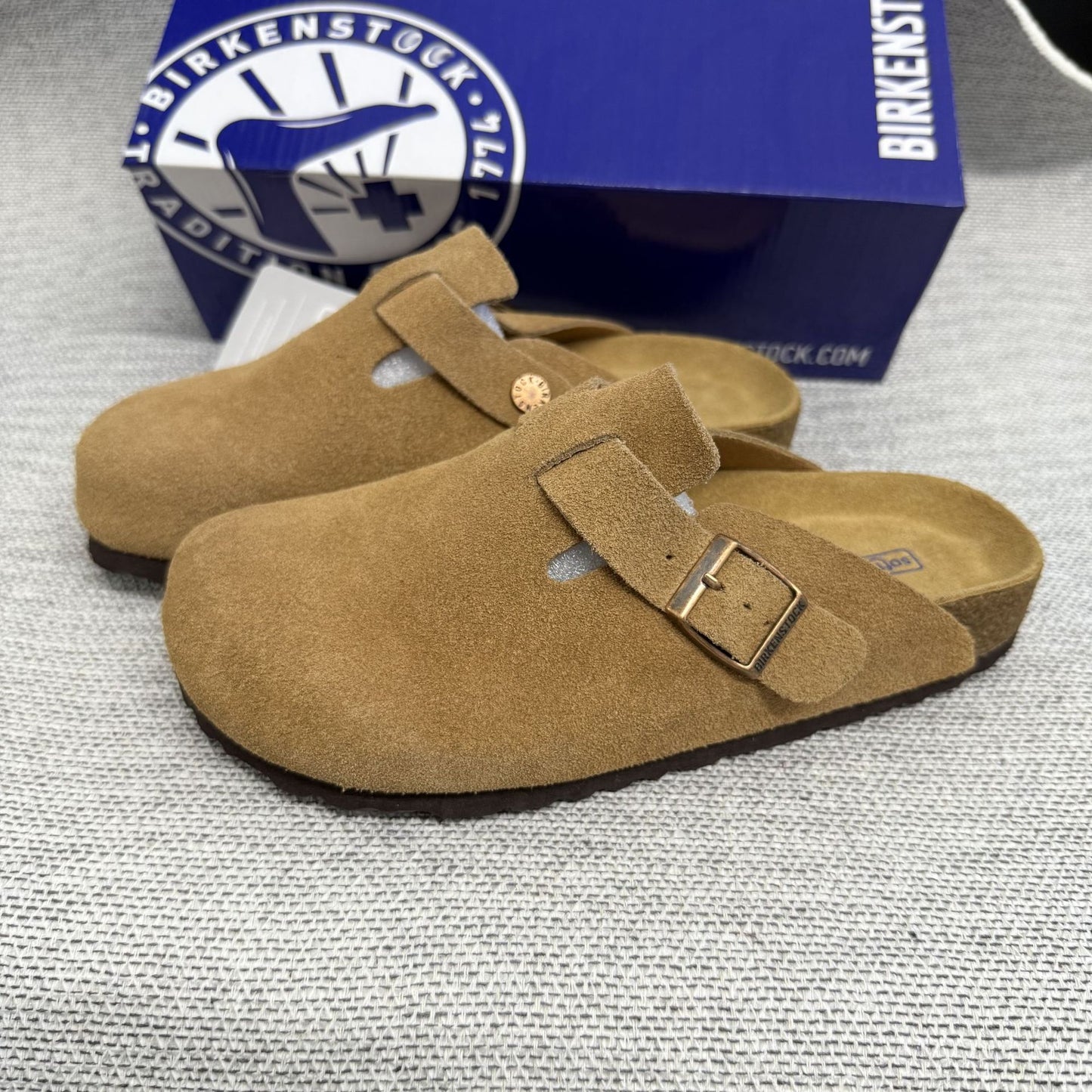 Women's & Men's Half Outerwear For Genuine Cork Sole Thick-soles Slippers