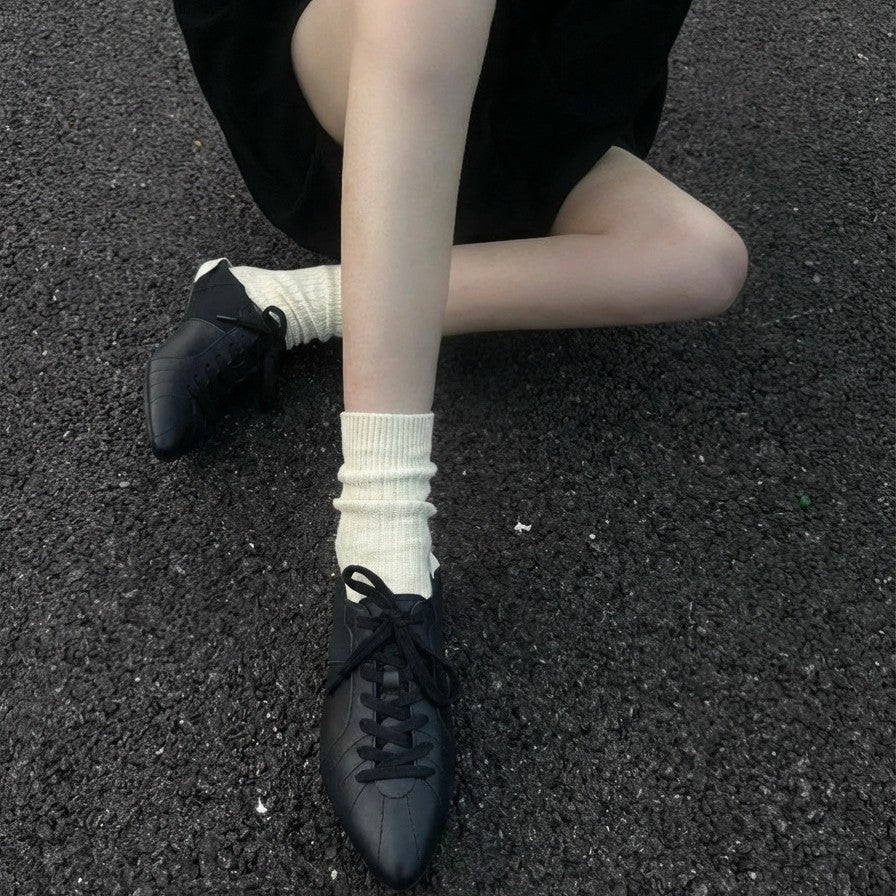 Version Genuine Early Spring Fashion Breathable Half Support Flat Design Women's Casual Shoes