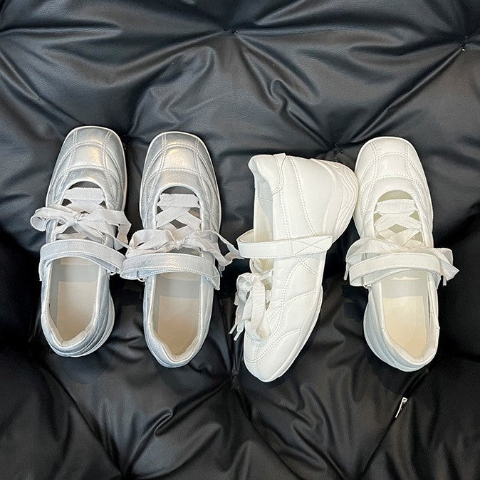 Version Retro Sports Ballet Female Summer Sier Women's Fashion Shoes