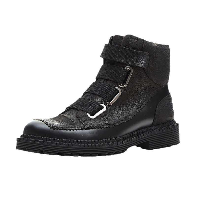 Men's Trendy Ankle Vintage Military Winter Fleece-lined Boots