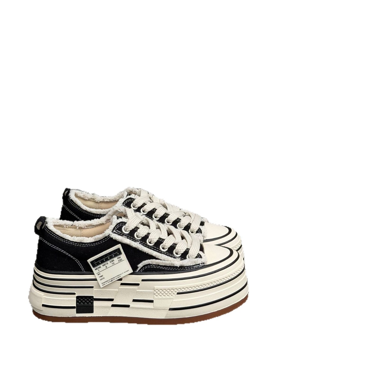 Women's Thick-soled Black Beggar Platform Versatile Women's Casual Shoes