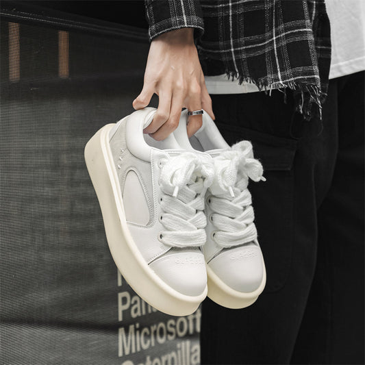 Women's & Men's Niche Love Platform Versatile Elevator Couple Men's Board Shoes