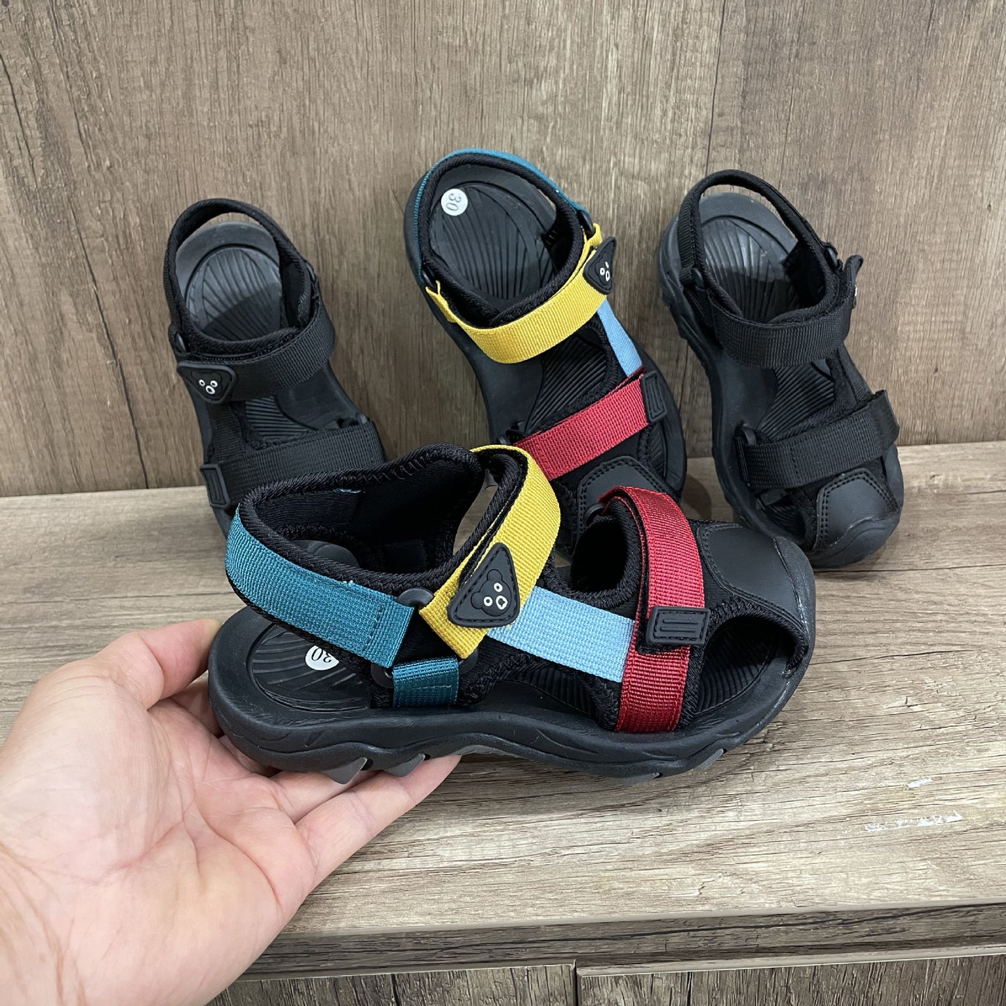 Children's Colorful Beach Boys Summer Closed Toe Kid's Sandals