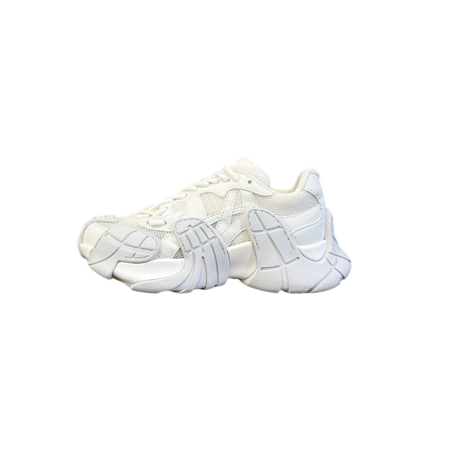 Women's High-quality Series Dad Breathable Outdoor Climbing White Thick Casual Shoes